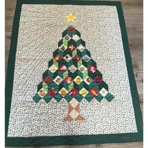 Christmas quilt Dated And Signed